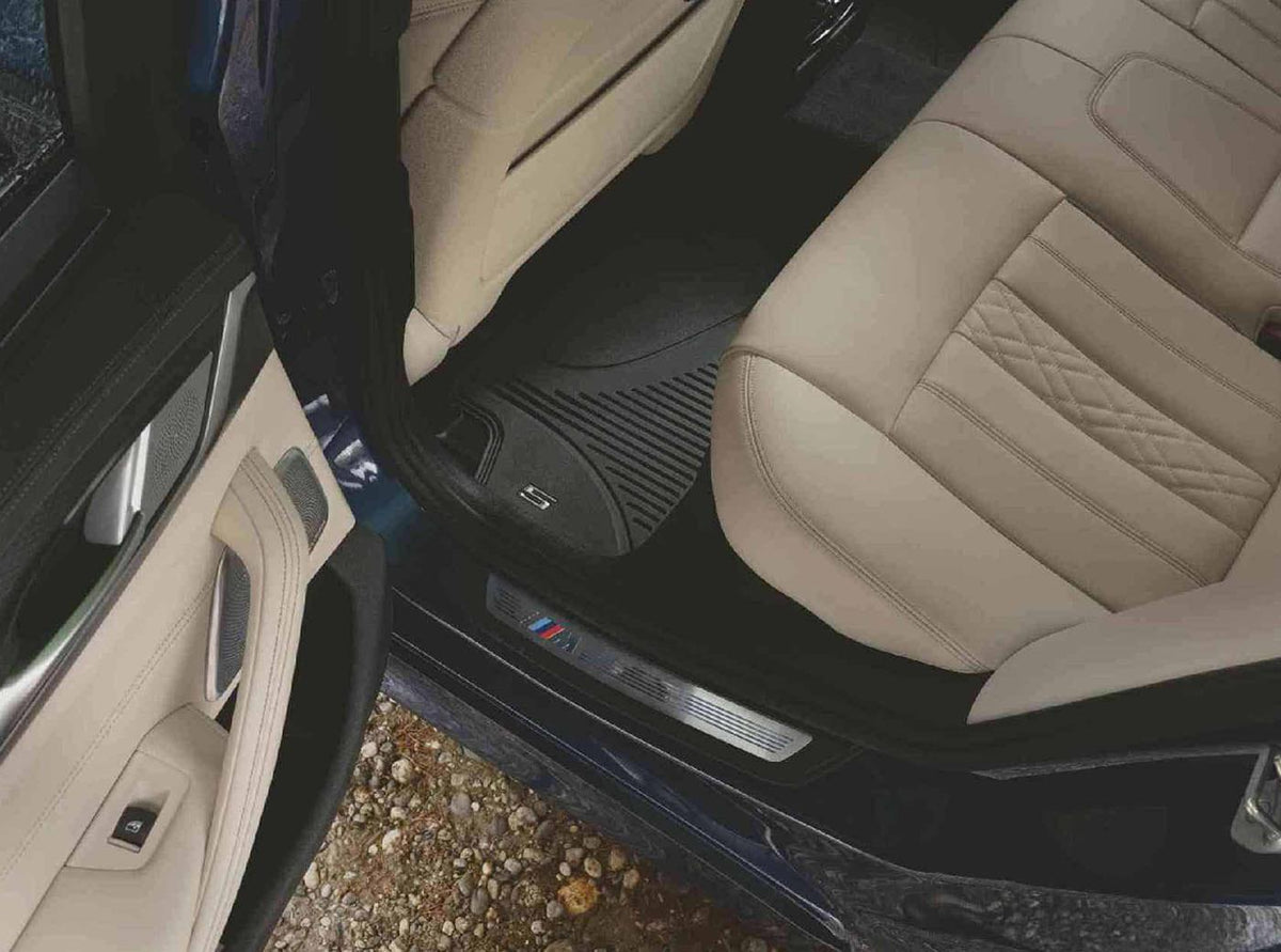 BMW allweather (rubberen) vloermattenset achter - BMW 5 Serie - Van Poelgeest BMW & MINI