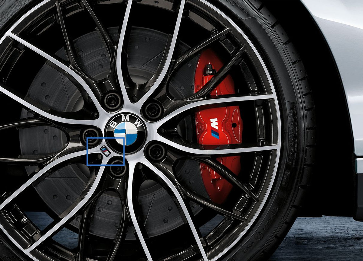 BMW M Velg Logo 18x9mm Zelfklevend
