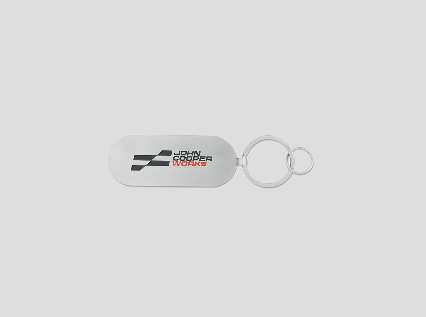 JCW logo sleutelhanger - Silver