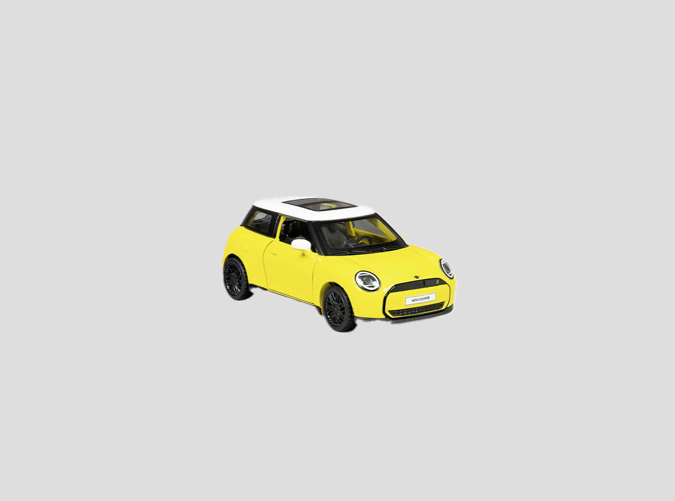 MINI cooper Miniatuur 1:39 (Geel)