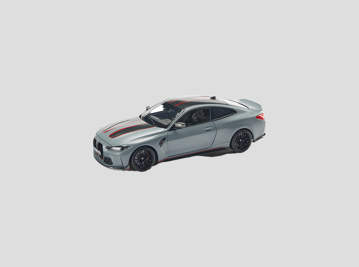 BMW M4 CSL G82 Miniatuur 1:18 (Frozen brooklyn grey)