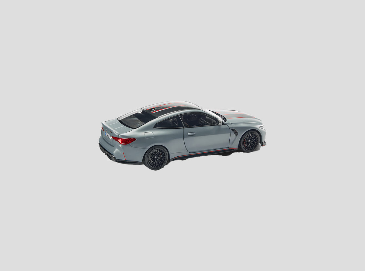 BMW M4 CSL G82 Miniatuur 1:18 (Frozen brooklyn grey)