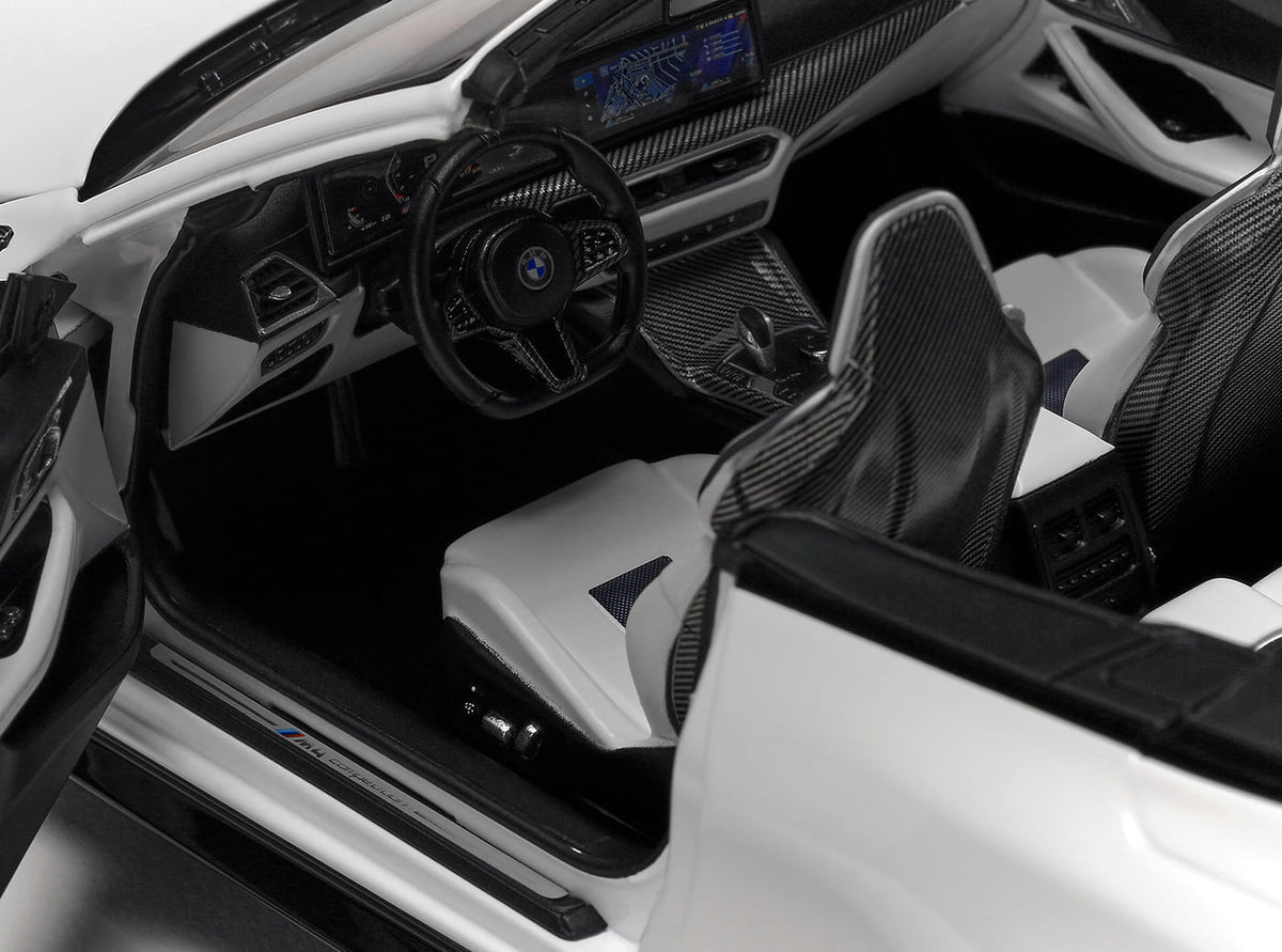 BMW M4 Cabrio G83 LCI Miniatuur 1:18 (Alpin white)