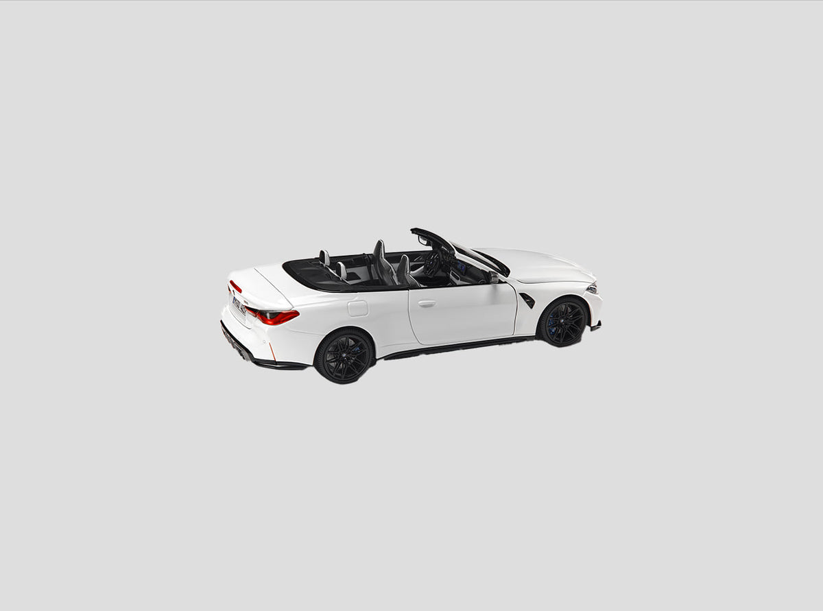 BMW M4 Cabrio G83 LCI Miniatuur 1:18 (Alpin white)