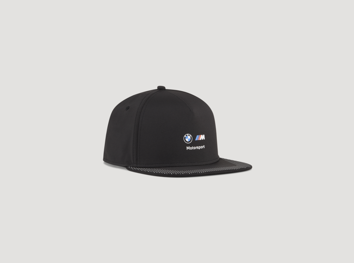 BMW M Motorsport platte rand cap (zwart)
