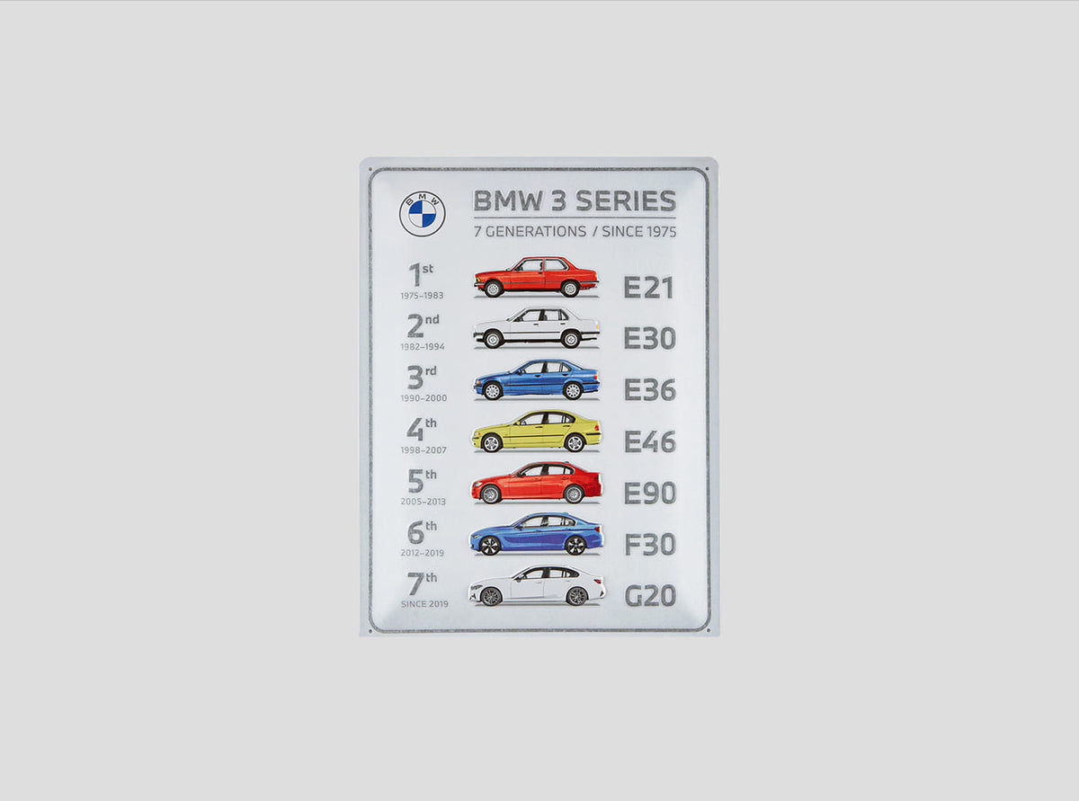 BMW Metal Plate '3 SERIES'