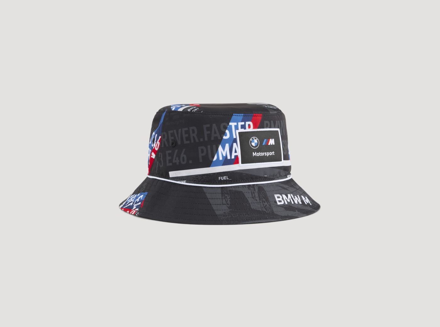 BMW M Motorsport AOP Bucket Hat (zwart)