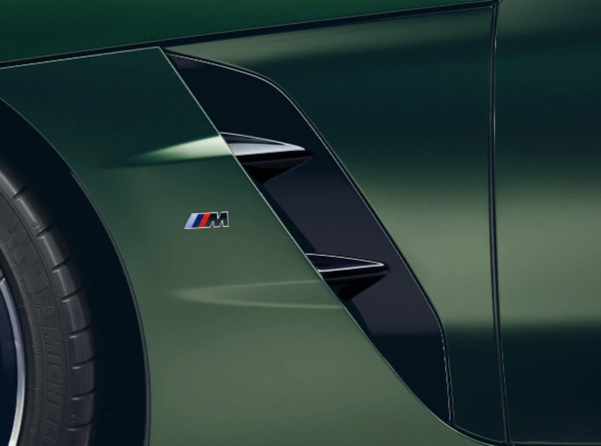 BMW M-logo voor de zijkant, Zwart Edition (55x19mm)