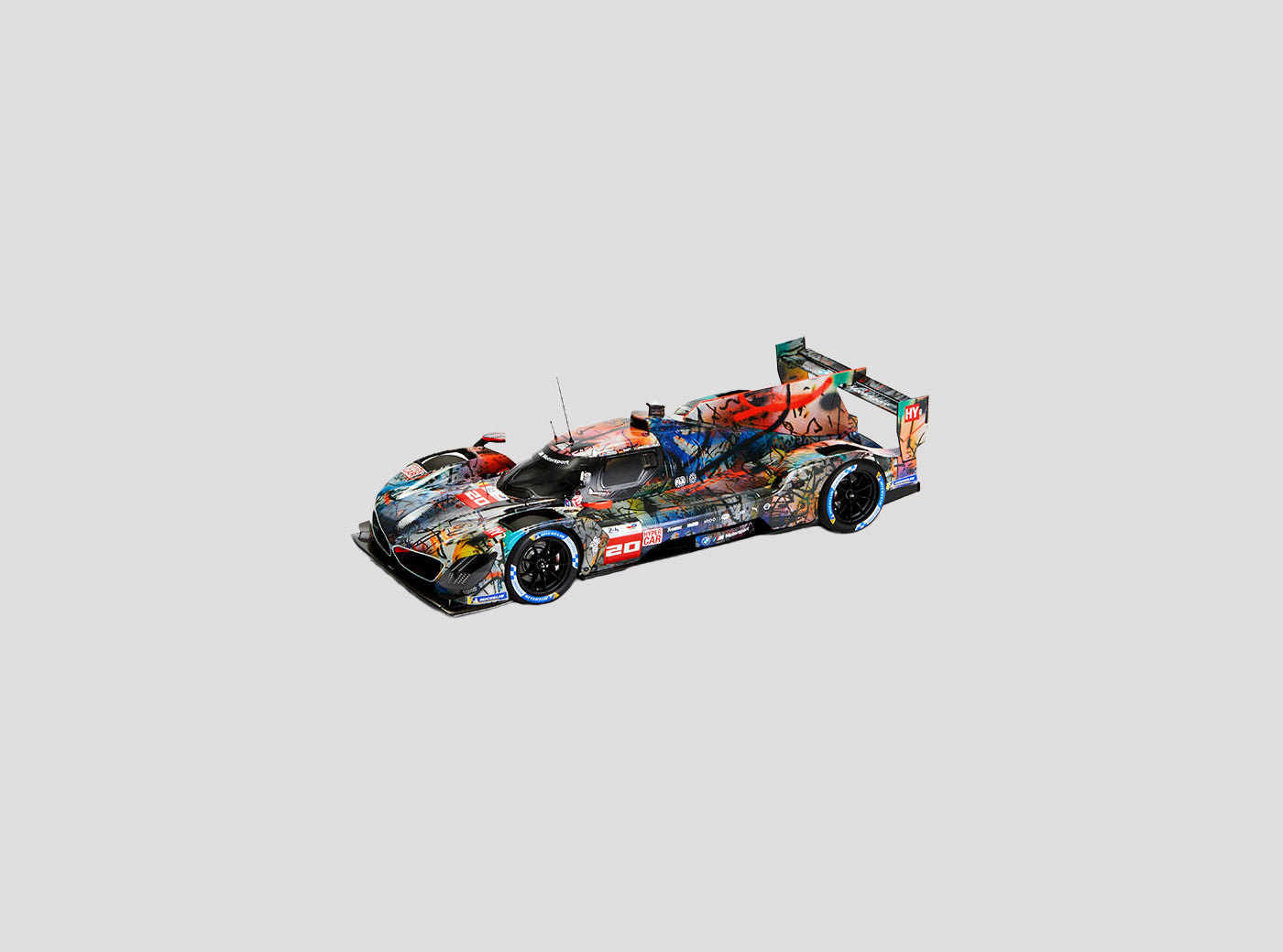 BMW Art Car #20 – Julie Mehretu, M Hybrid V8 – Miniatuur 1:18