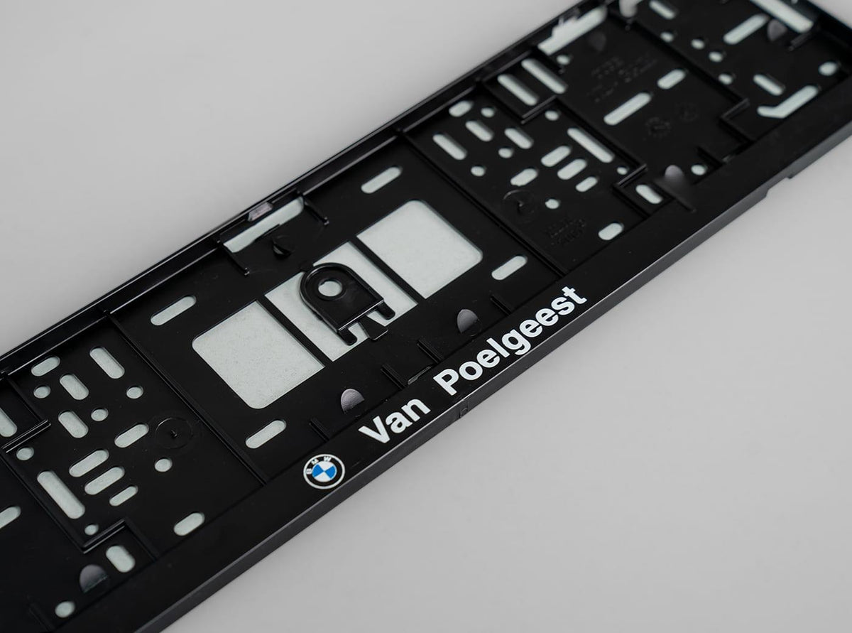 Van Poelgeest kentekenplaat BMW
