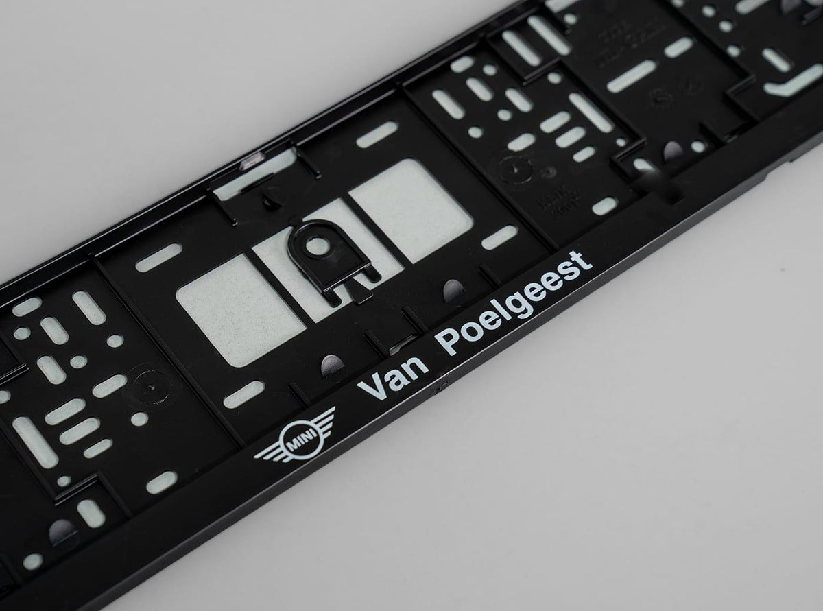 Van Poelgeest Kentekenplaathouder MINI
