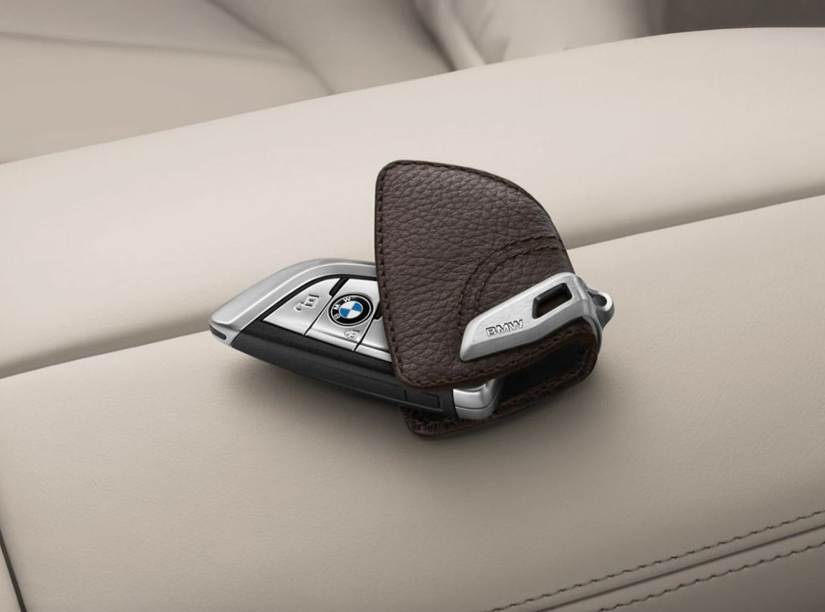 BMW Sleuteletui (G-reeks) – Leder Zwart/Bruin/Mokka