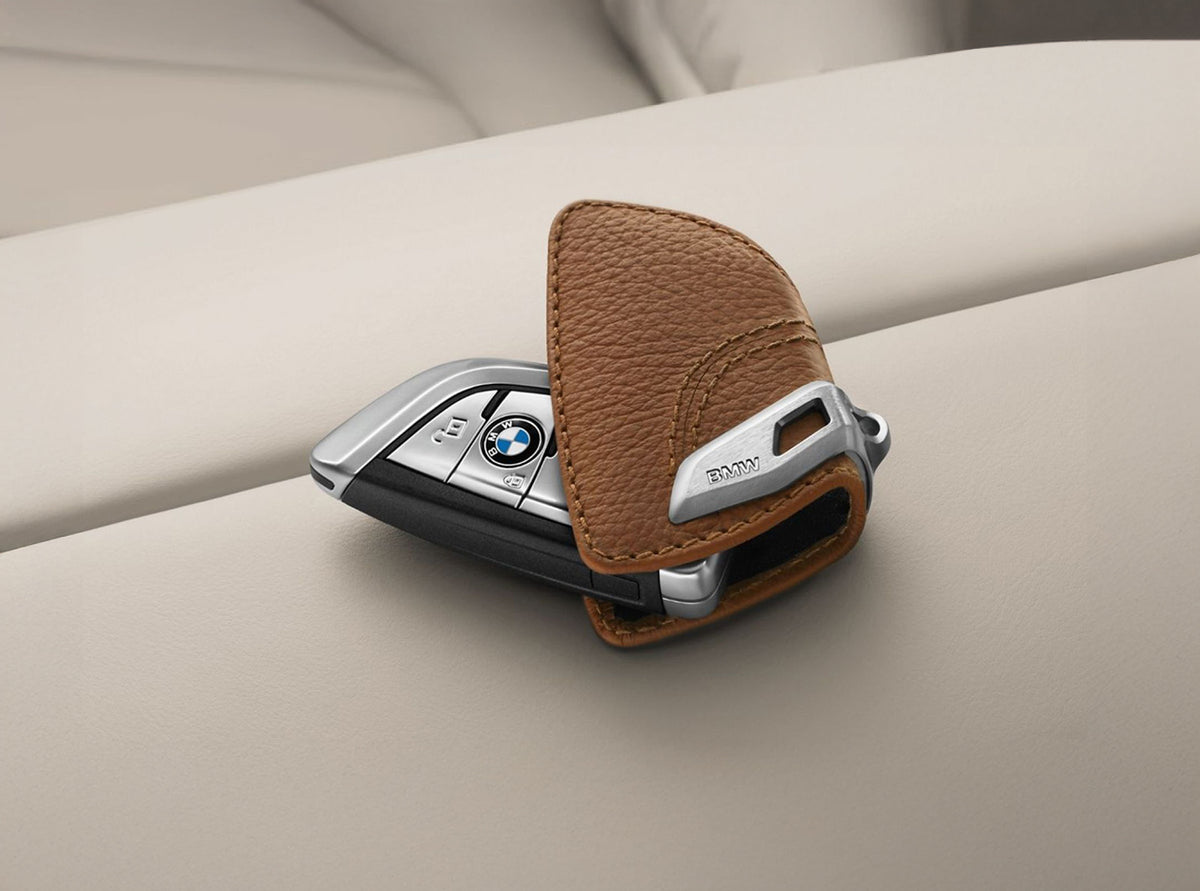 BMW Sleuteletui (G-reeks) – Leder Zwart/Bruin/Mokka