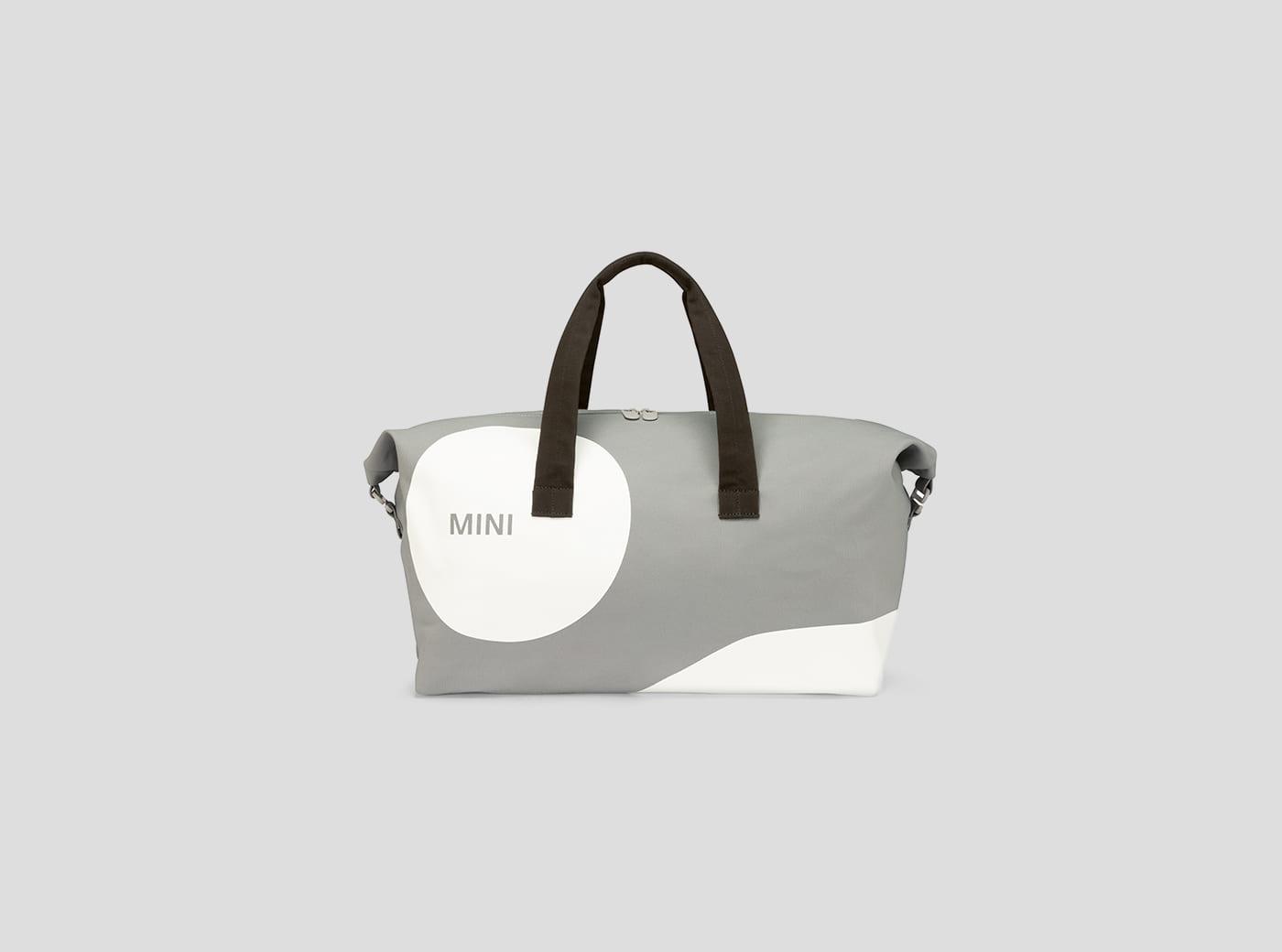 MINI Car Face Detail Duffle Bag - Grey / White