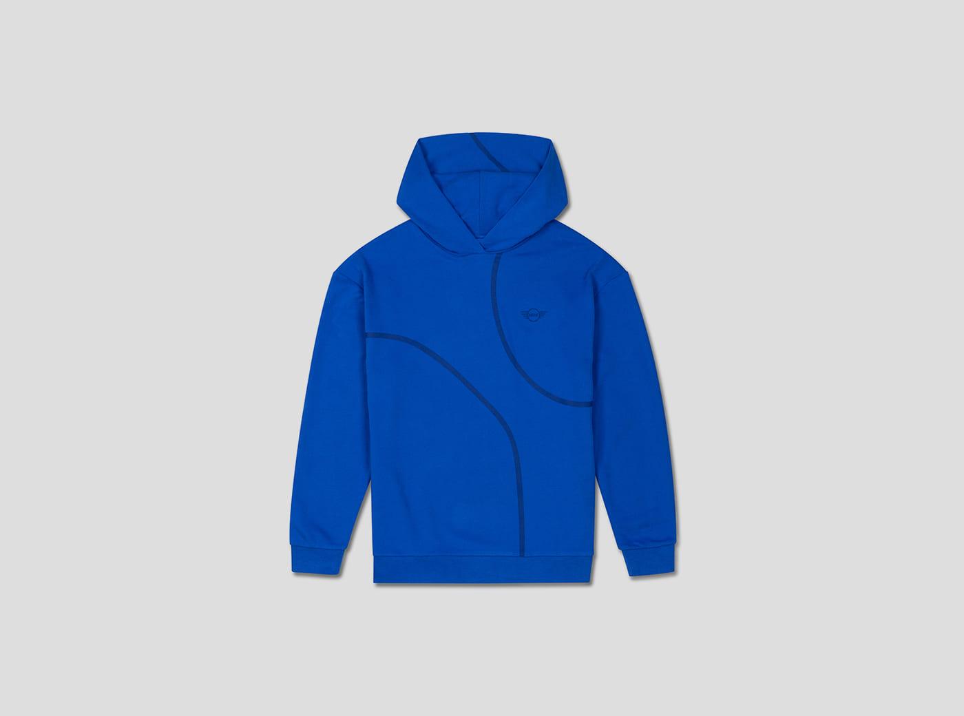 MINI Outline Print Hoodie Men - Blazing Blue