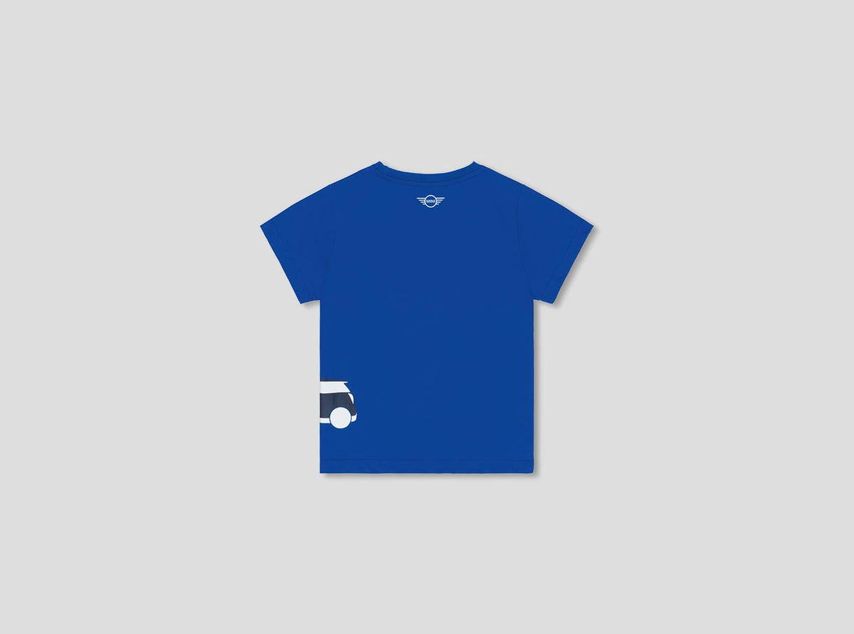 MINI Car Silhouette T-Shirt Kids - Blazing Blue / Indigo