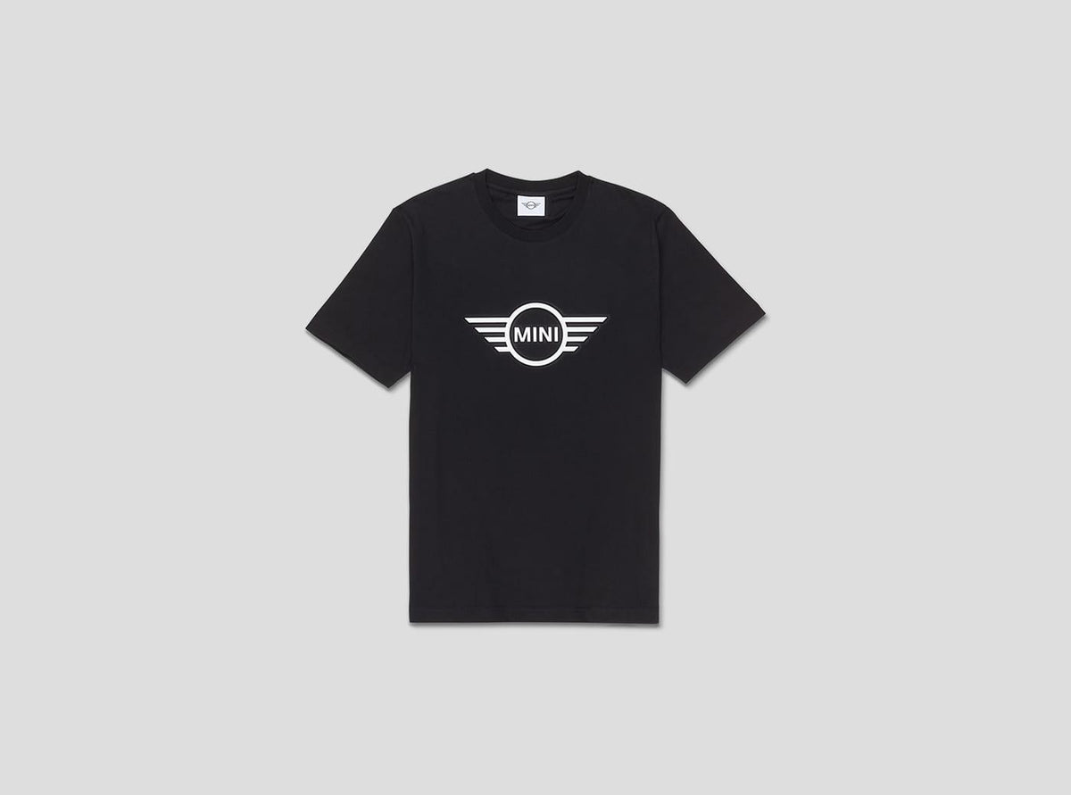 MINI Embossed Wing Logo T-Shirt Men - Black/White