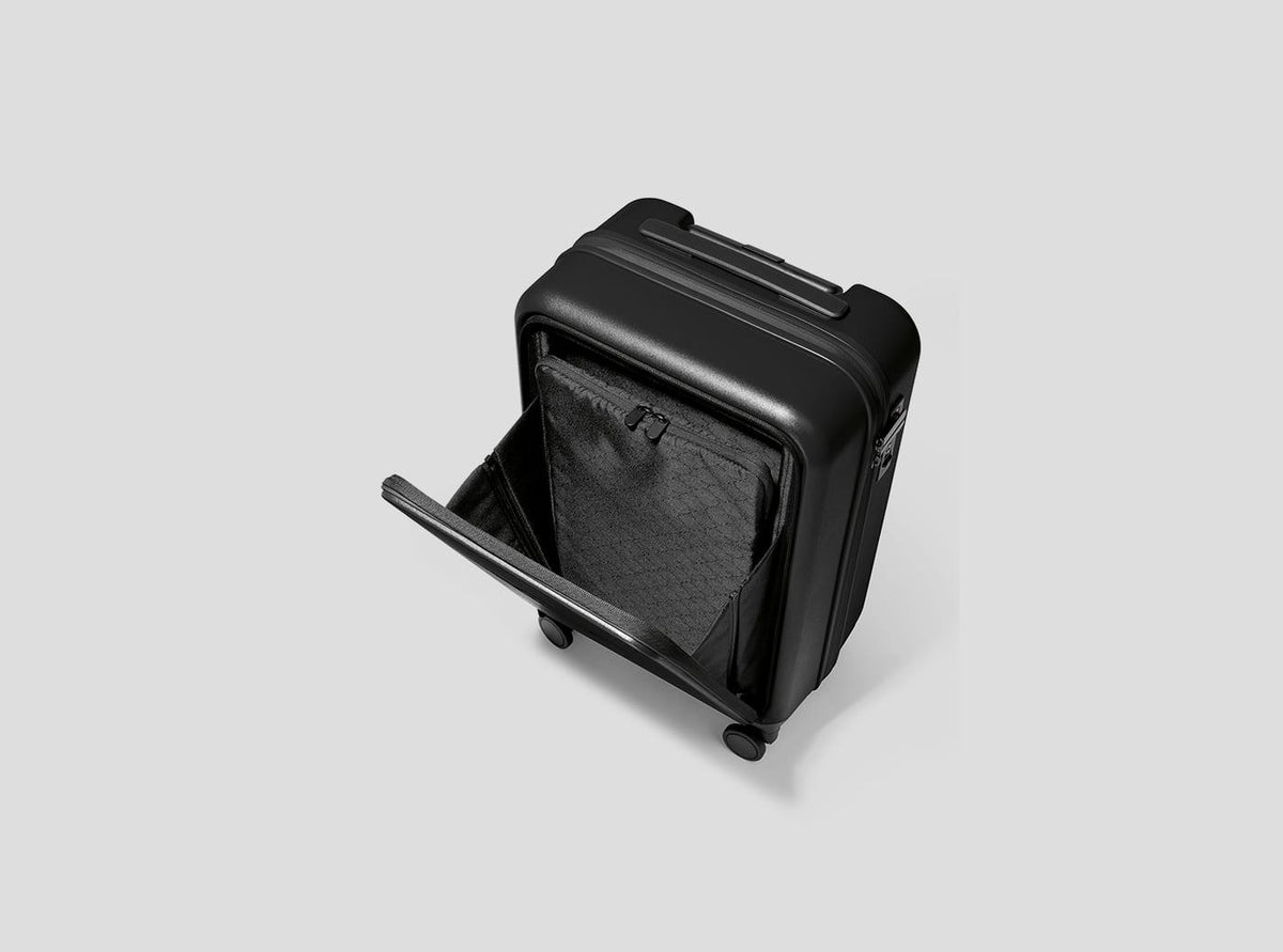 MINI Debossed Wing Logo Cabin Trolley - Black