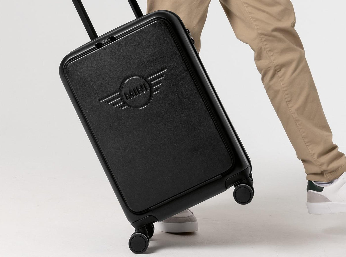 MINI Debossed Wing Logo Cabin Trolley - Black