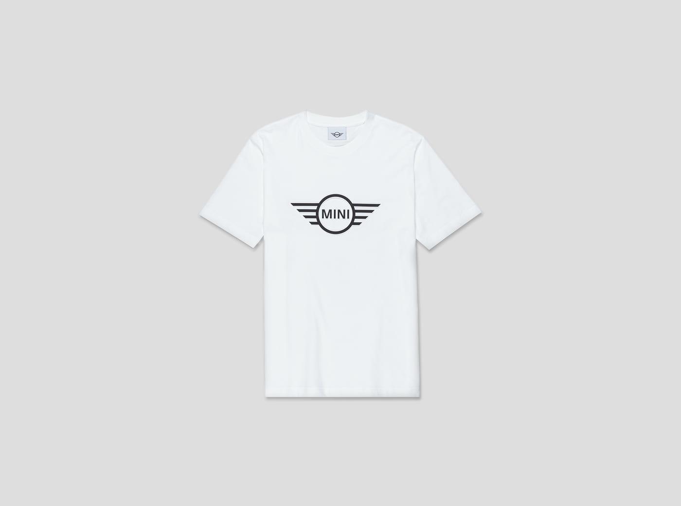 MINI Embossed Wing Logo T-Shirt Men - White/Black