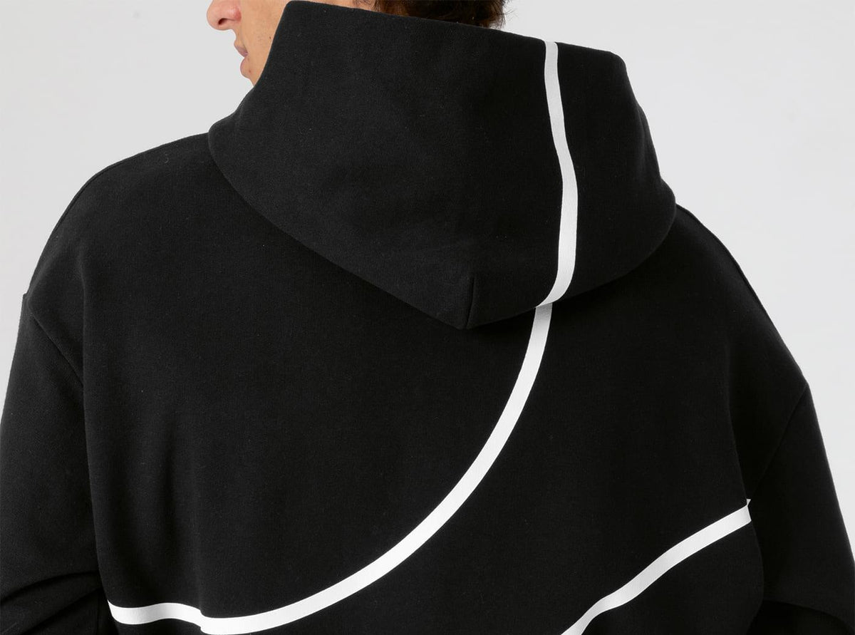 MINI Outline Print Hoodie Men - Black/White