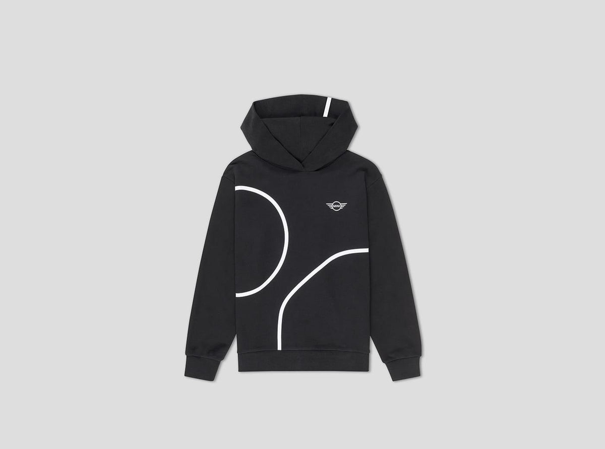 MINI Outline Print Hoodie Womens - Black/White