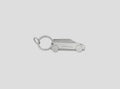 MINI Cooper Sleutelhanger - Silver