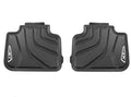 BMW X1 F48 rubber automatten achterzijde Logo Zilver