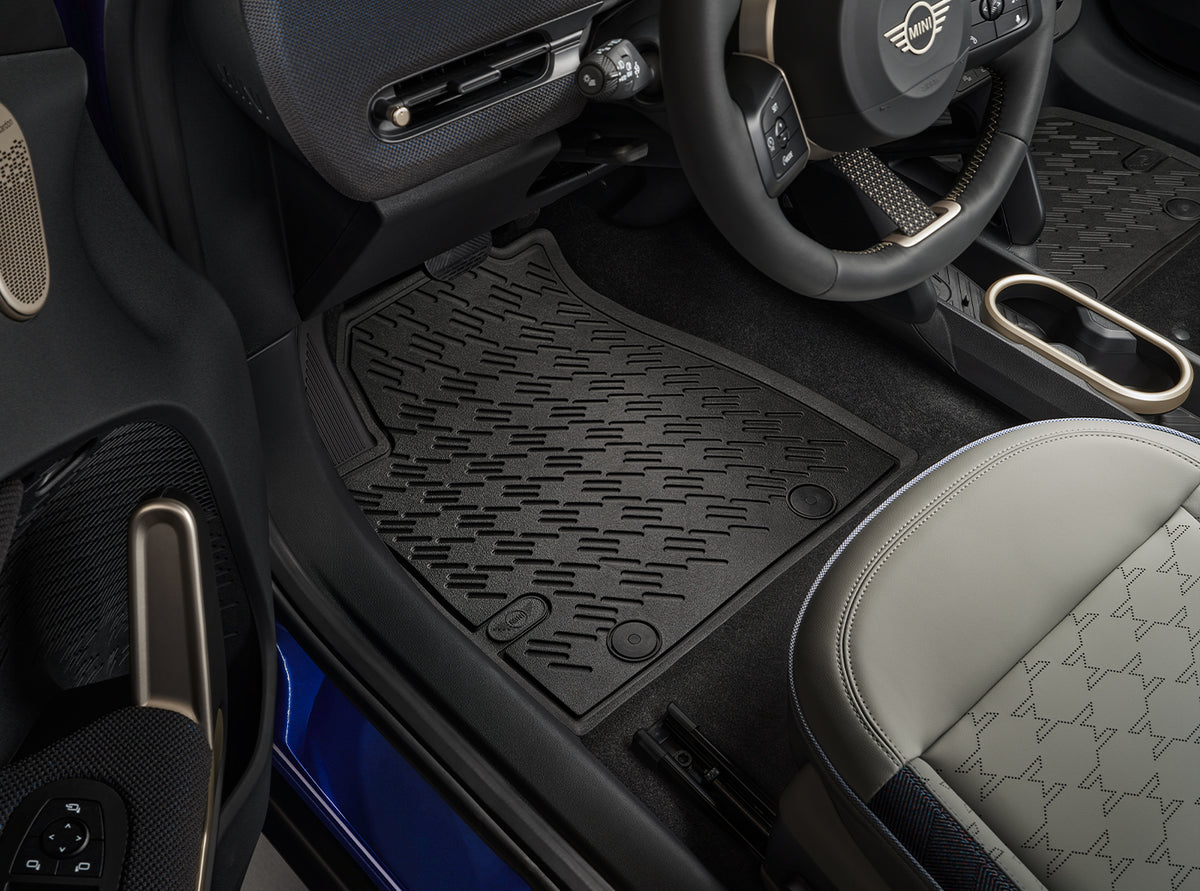 MINI allweather (rubberen) automatten voorzijde - MINI Aceman