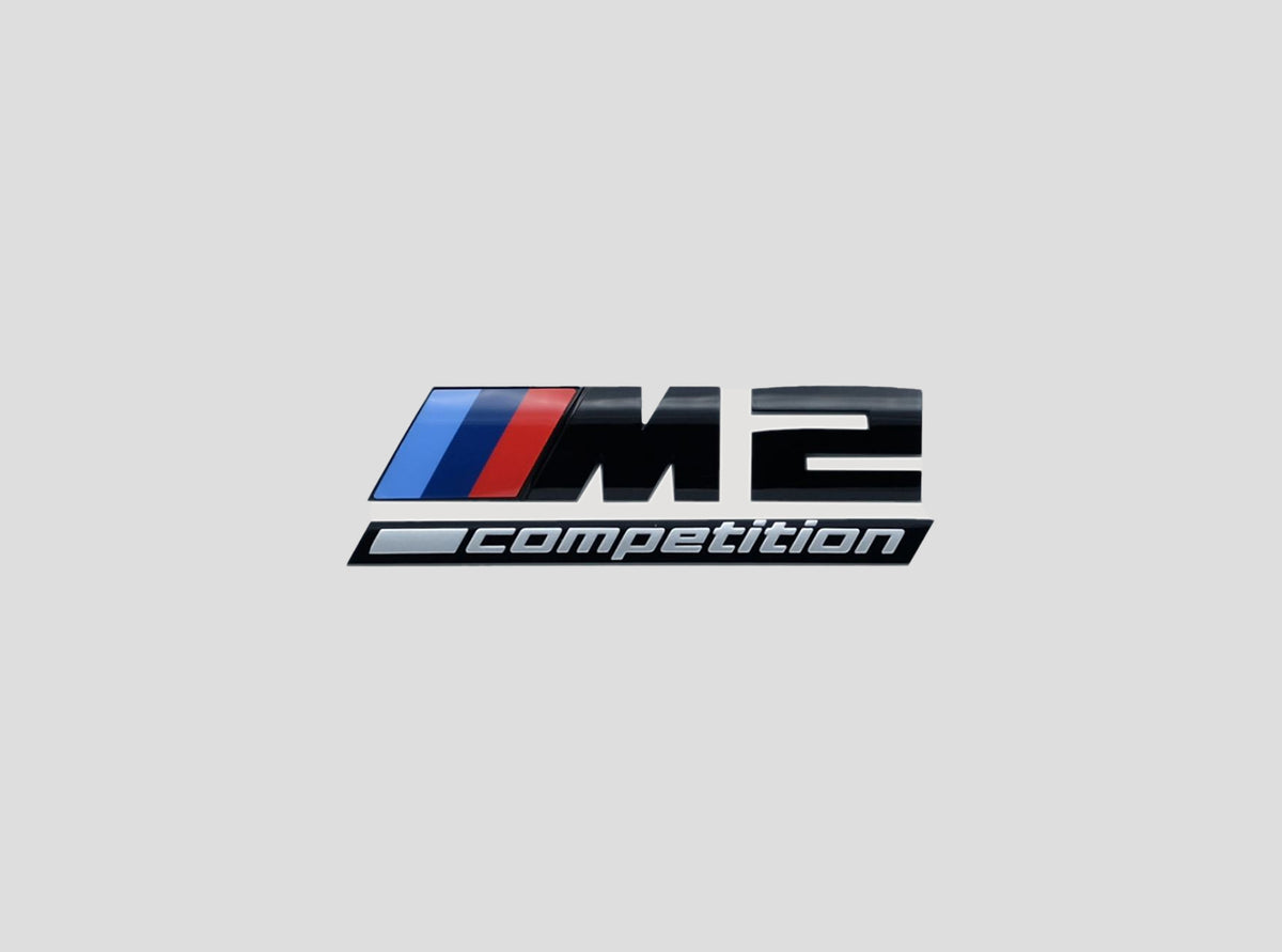 BMW M2 Competition Logo Zwart