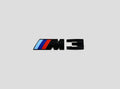 BMW M3 Logo Zwart