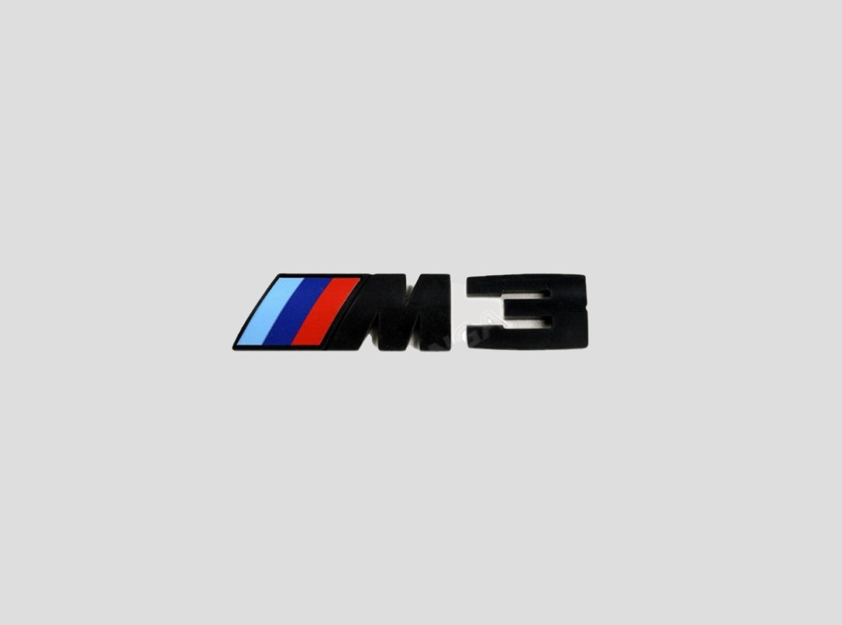 BMW M3 Logo Zwart