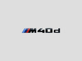 BMW M40d (X3) Logo Zwart