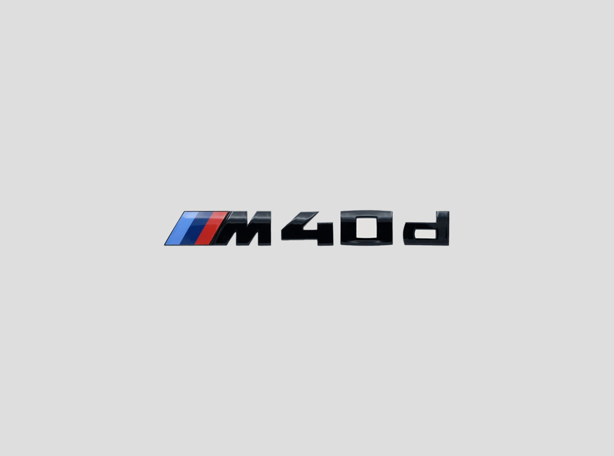 BMW M40d (X3) Logo Zwart