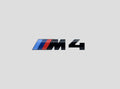 BMW M4 Logo Zwart