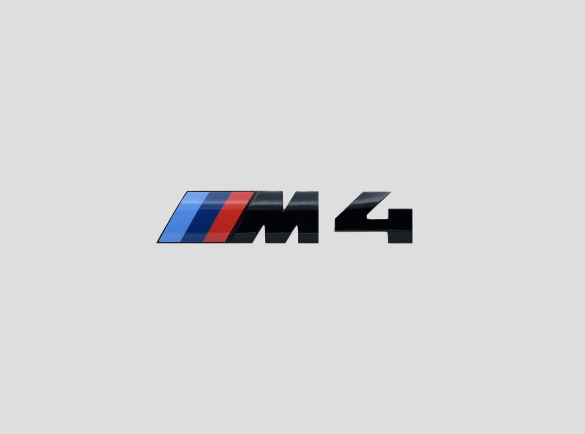 BMW M4 Logo Zwart