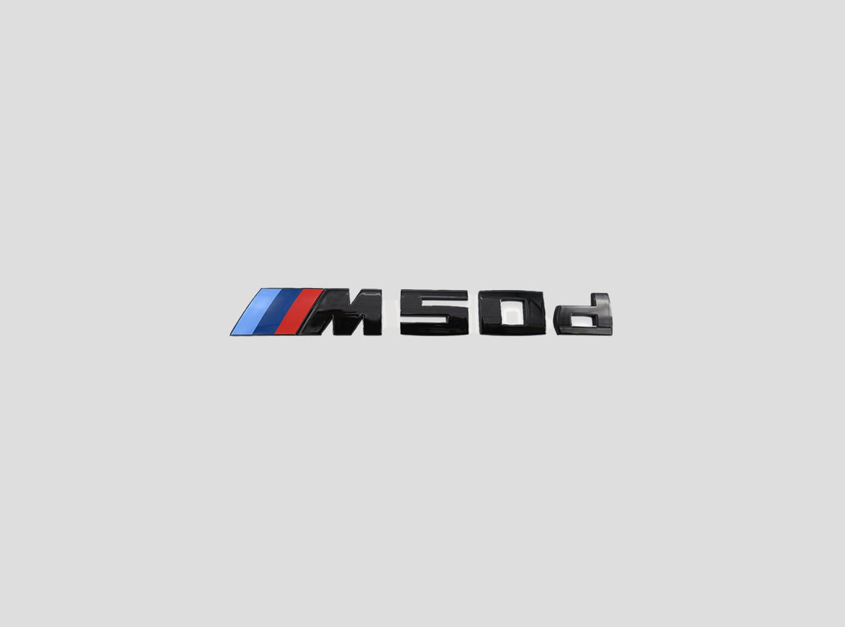 BMW M50d (X5) Logo Zwart