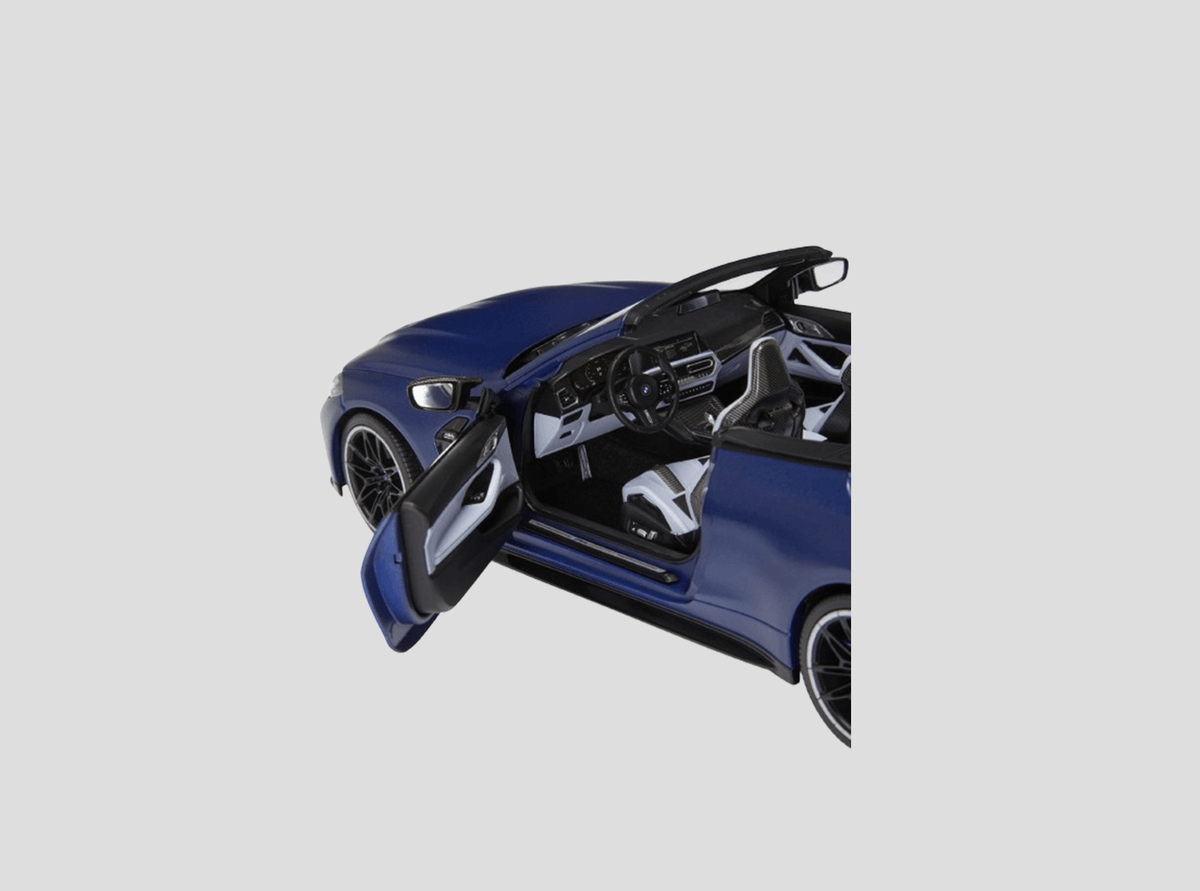 BMW M4 Cabrio (G83) Miniatuur 1:18 (Blauw)