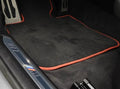 BMW 1 Serie 2 Serie F40 F44 velours automattenset Zwart-Rood