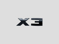 BMW X3 Logo Zwart