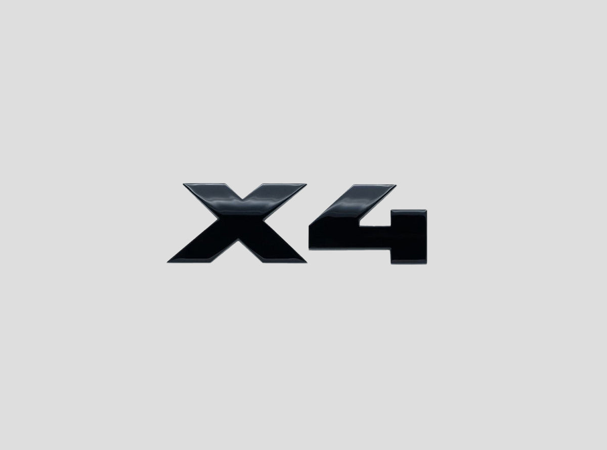 BMW X4 Logo Zwart