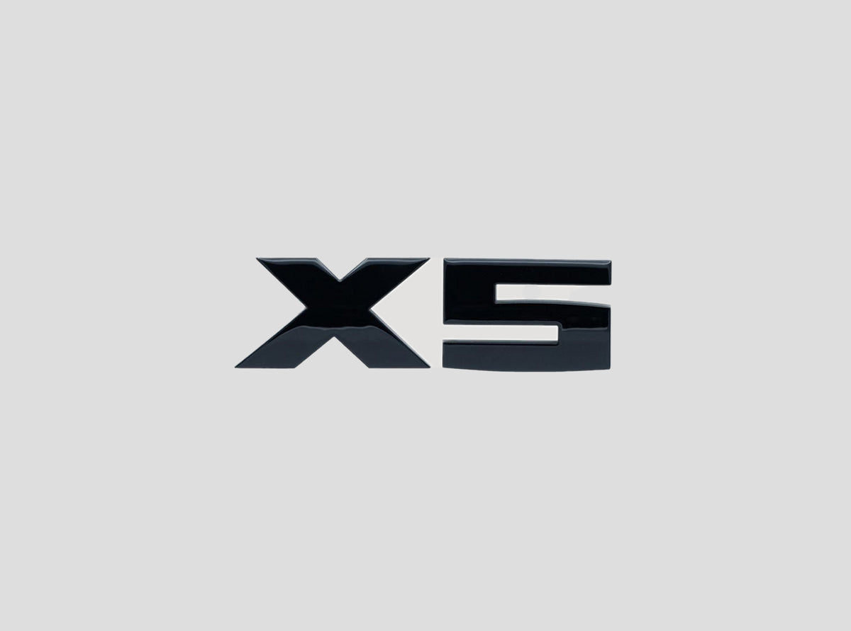 BMW X5 Logo Zwart