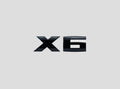 BMW X6 Logo Zwart
