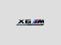 BMW X6M Competition Logo Zwart
